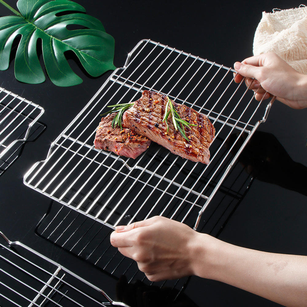 Home Cooking Help - 스테인레스 스틸 바베큐 메쉬 매트 재사용