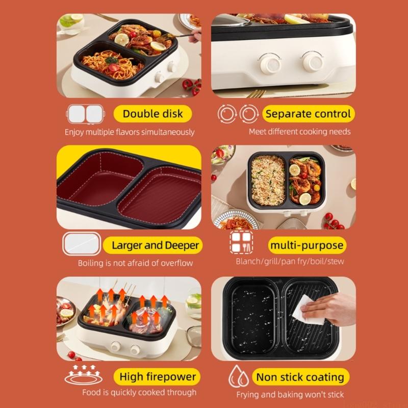 온도 조절이 가능한 D0AB 주방 도구 2 In 1 그 - Home Cooking Meal 리뷰 및 가격