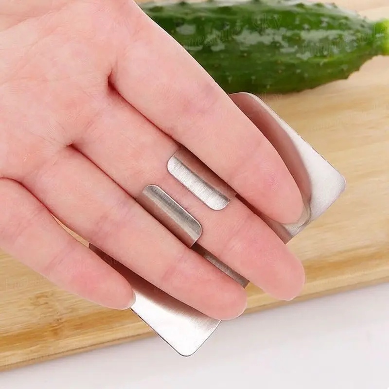 1PC 스테인레스 스틸 핑거 가드 안티 컷 쉴드 안티  - Home Cooking Help 리뷰 및 가격