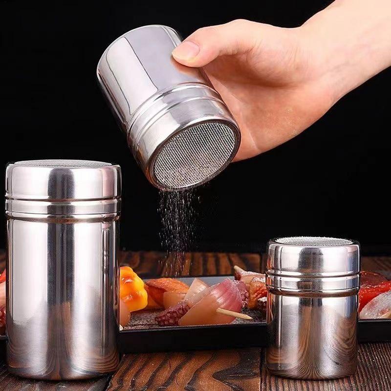 스테인리스강 분말 스프링클러 병, 밀가루 체 먼지털이  - Home Cooking Help 리뷰 및 가격