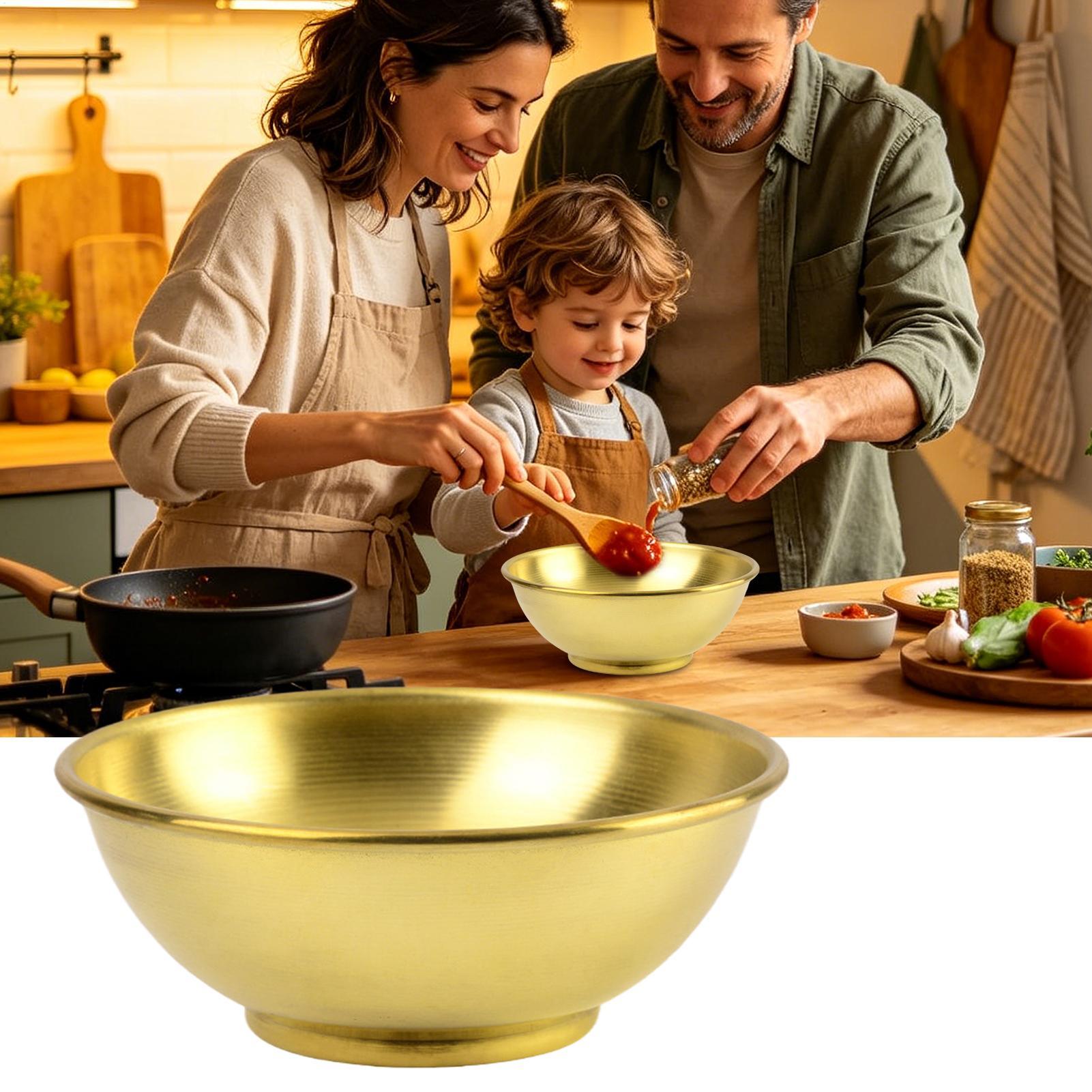 구리 그릇 대형 저장 용기 샐러드용 구리 접시 혼합용  - Home Cooking Kitchen 리뷰 및 가격