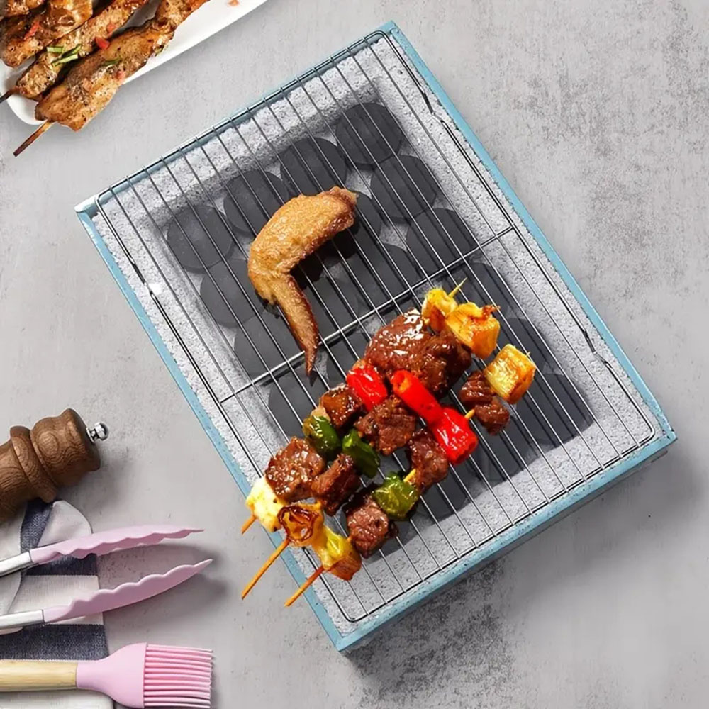 스테인레스 스틸 바베큐 메쉬 매트 재사용 가능한 내열성 - Home Cooking Help 리뷰 및 가격