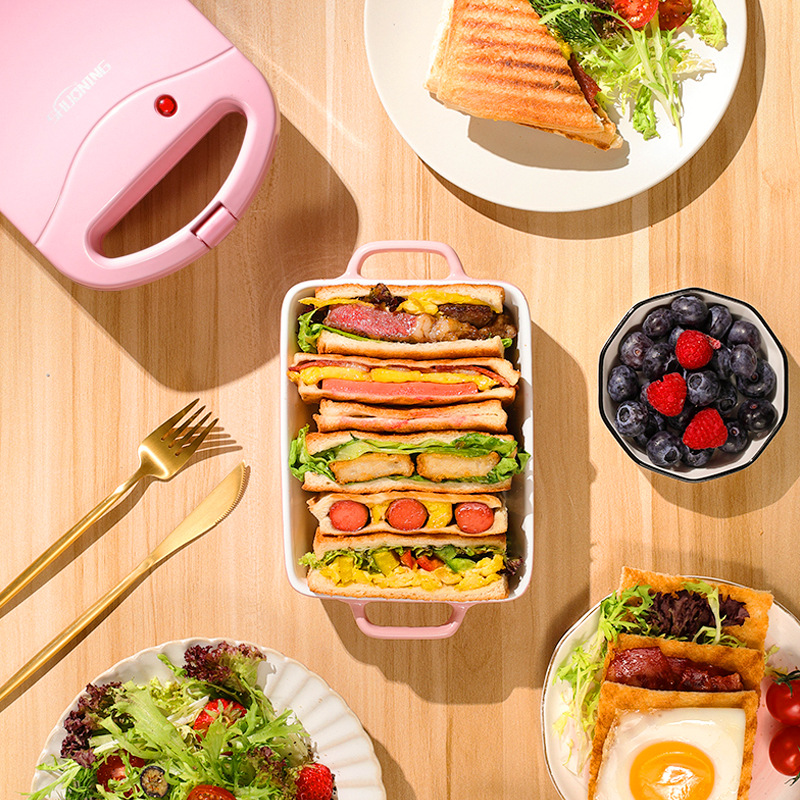 다기능 비 스틱 와플 메이커 전기 샌드위치 기계 홈 패 - Home Cooking Fast Foods 리뷰 및 가격